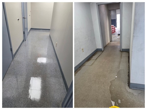 Before & After Floor Stripping and Waxing in Jacksonville, FL (1)